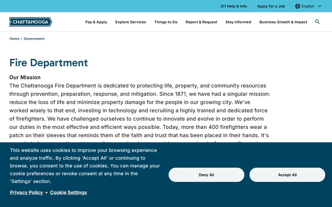 Chattanooga People Search fire department records