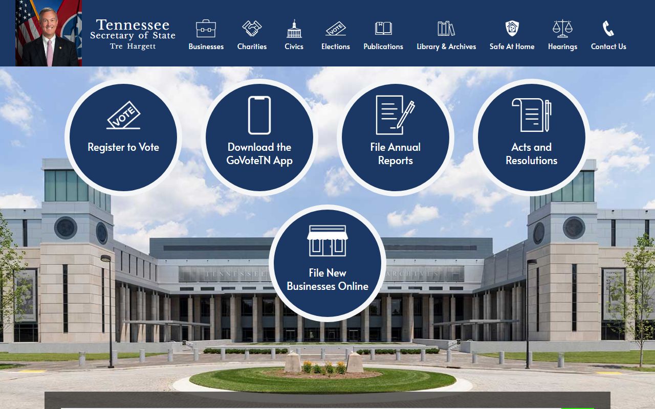 Tennessee People Search Secretary of State